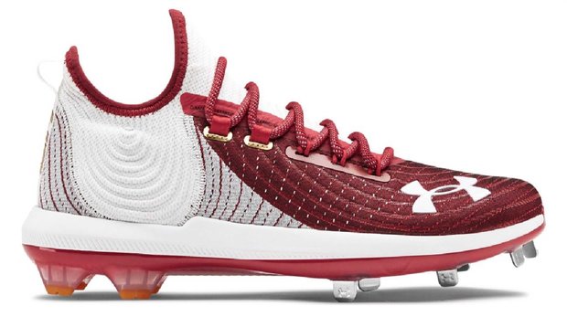 Under Armour Harper 4 Scarlet Metal Cleats