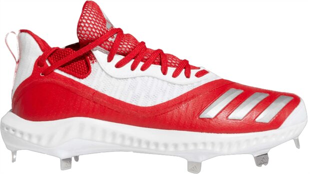 Adidas Icon 5 Scarlet Metal Cleats