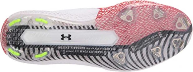 Under Armour Harper 5 Scarlet Metal Cleats