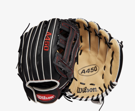 Wilson A450 11" Infield Glove Black/Tan RHT