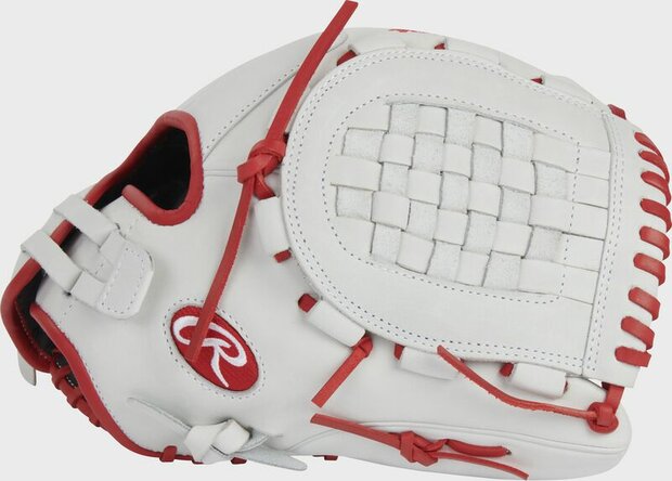 Rawlings Liberty Advanced Softball 12.5" All-Round Glove White/Red RHT