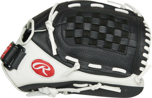 Rawlings Shut Out Softball 12.5" Outfield/Pitcher Glove Black/White LHT