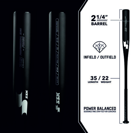 SSK MF150  Professional Edge Aluminum Fungo Bat  35” 