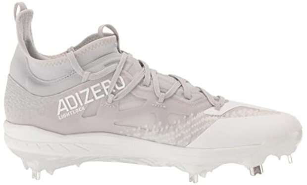 Adidas Afterburner 9 Lightlock Grey Metal Cleats