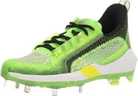 Under Armour Harper 6 Lime Green Metal Cleats