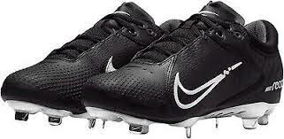 Nike Hyperdiamond 4 Black Metal Cleats