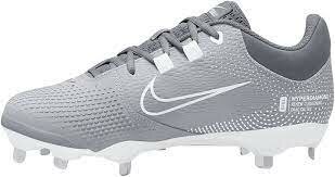 Nike Hyperdiamond 4 Grey Metal Cleats