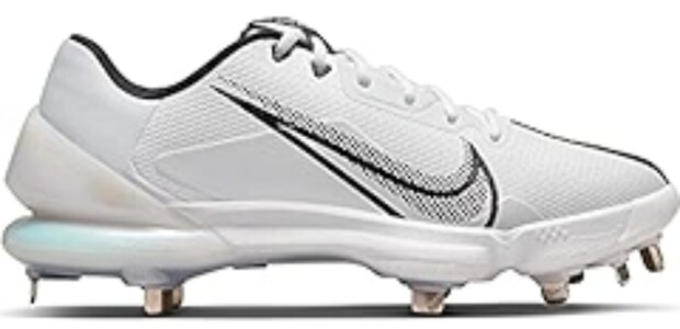 Nike Trout 7 White Low Metal Cleats