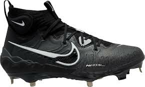 Nike Huarache NXT Black High Metal Cleats