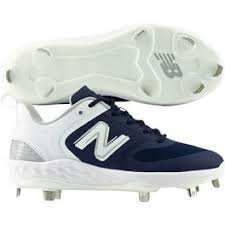 New Balance SMVELON3 Navy/White Metal Cleats