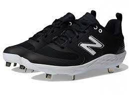 New Balance SMVELOK3 Black Metal Cleats