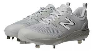 New Balance L3000TG6 Grey Metal Cleats