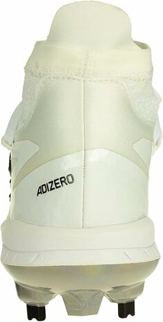 Adidas Afterburner 8 White High Metal Cleats