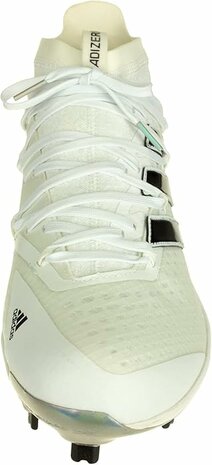 Adidas Afterburner 8 White High Metal Cleats