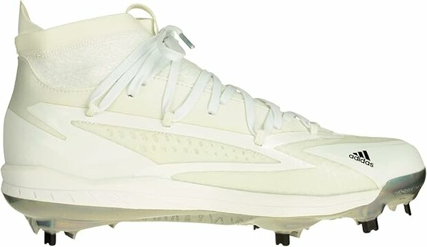 Adidas Afterburner 8 White High Metal Cleats