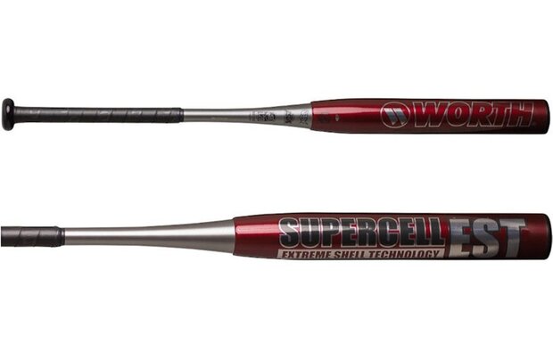 WSCRED - Worth 34" Supercell EST 15" Slowpitch Bat