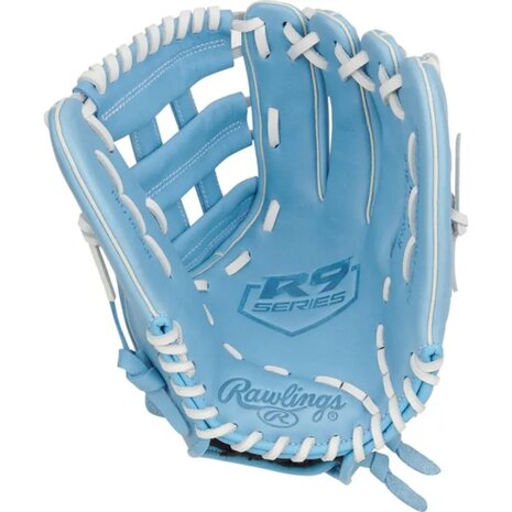 Rawlings R9 Softball 12" Infield Glove Colombia Blue RHT