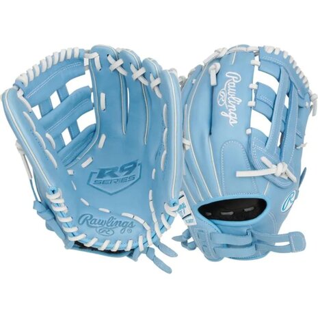 Rawlings R9 Softball 12" Infield Glove Colombia Blue RHT