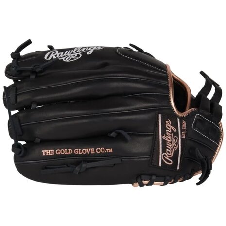 Rawlings R9 Softball 12" Infield/Pitcher Glove Black RHT