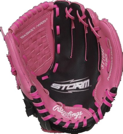 Rawlings Youth Fastpitch 10" All-Round Glove Pink/Black RHT