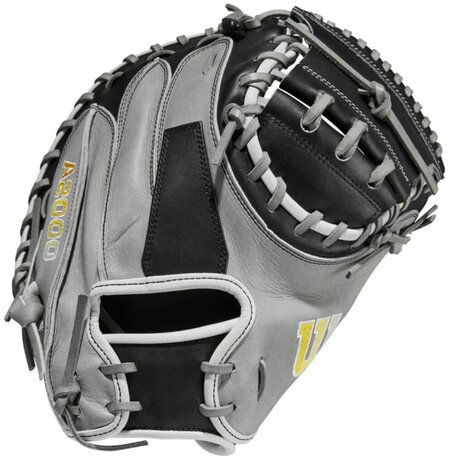 Wilson A2000 M2 33.5” Catcher Glove Gray/Black RHT