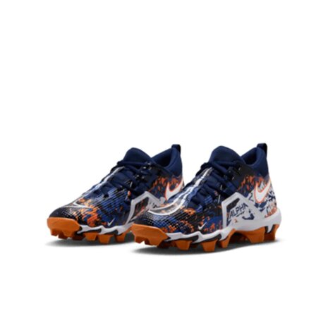 Nike Menace 3 Navy/Orange High Rubber Cleats