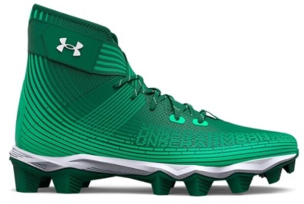 Under Armour Highlight Franchise Green High Rubber Cleats