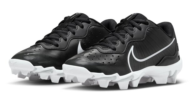 Nike Huarache 4 Black Low Rubber Cleats