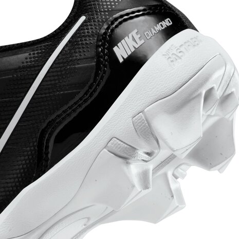 Nike Huarache 4 Black Low Rubber Cleats