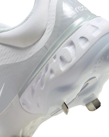 Nike Huarache Elite 4 White/Grey Metal Cleats