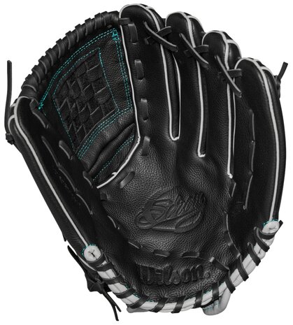 Wilson A500 Siren 12" All-Round Glove Black/Teal RHT