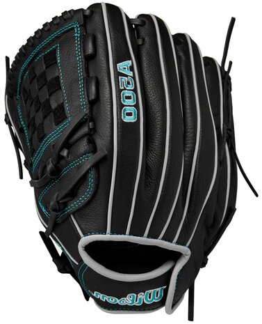 Wilson A500 Siren 12" All-Round Glove Black/Teal LHT