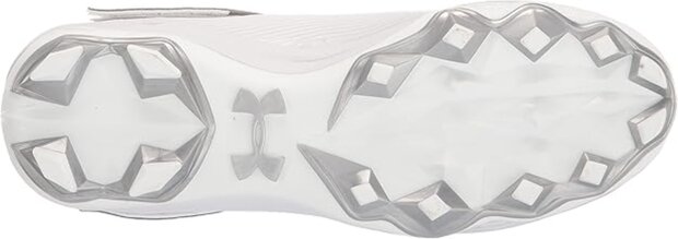 Under Armour Highlight Hammer White High Rubber Cleats