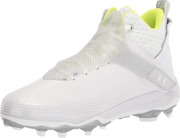 Under Armour Highlight Hammer White High Rubber Cleats