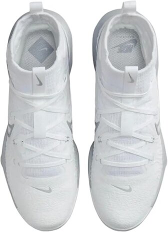 Nike Huarache NXT White/Grey High Rubber Cleats