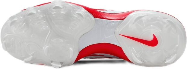 Nike Huarache NXT White/Scarlet High Rubber Cleats