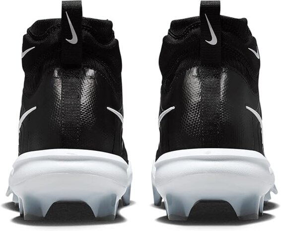 Nike Huarache NXT Black/White High Rubber Cleats