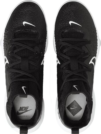 Nike Huarache NXT Black/White High Rubber Cleats