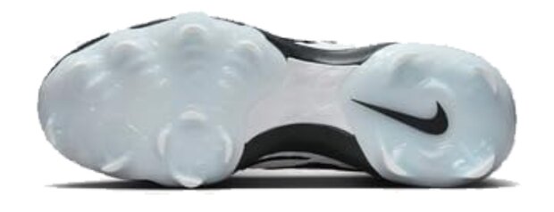 Nike Huarache NXT White/Black High Rubber Cleats