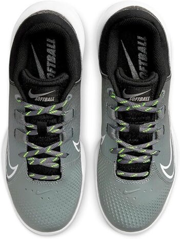 Nike Hyperdiamond 4 Pro Dark Grey Low Rubber Cleats