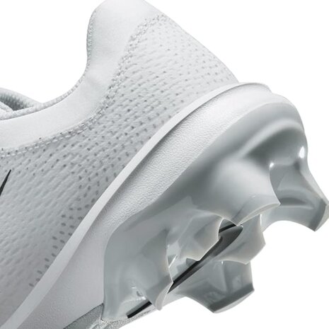 Nike Hyperdiamond 4 Pro White Low Rubber Cleats