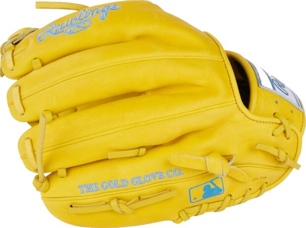 Rawlings Heart of the Hide 11.5" Infield Glove Yellow/Blue RHT