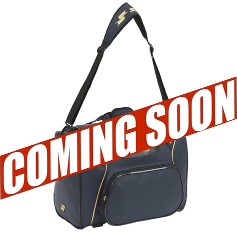 SSK ProEdge Leather Shoulder Bag Navy/Gold