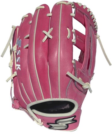 SSK Pro Custom 12.75" Outfield Glove Pink/White RHT