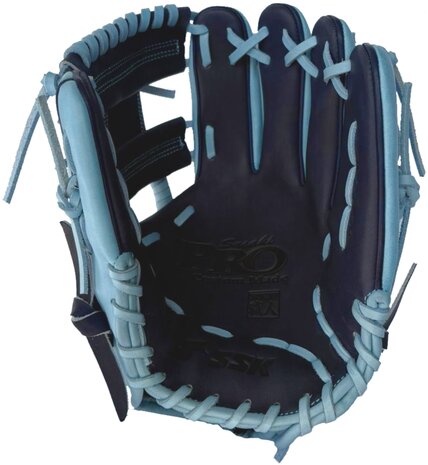 SSK Pro Custom 11.5" Infield Glove Colombia Blue/Navy RHT