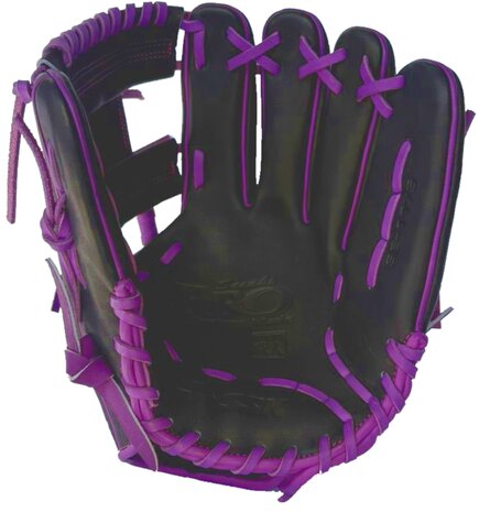 SSK Pro Custom 11.75" Infield Glove Black/Purple RHT