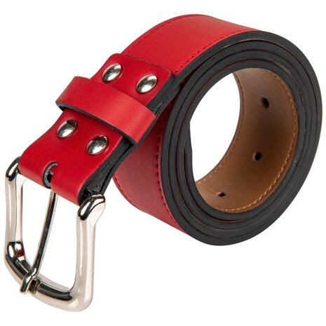 Champro PU Leather Belt Scarlet