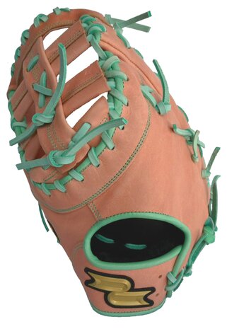 SSK Pro Custom 13" First Base Glove Salmon/Mint LHT