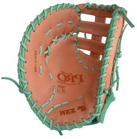 SSK Pro Custom 13" First Base Glove Salmon/Mint LHT