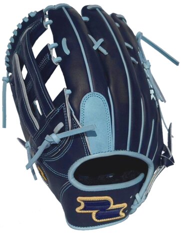 SSK Pro Custom 12.75" Outfield Glove Navy/Colombia Blue LHT